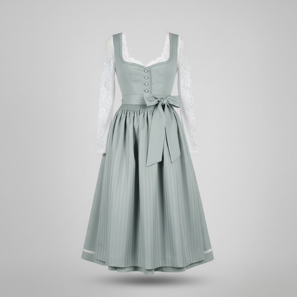 Elegant Dirndl Costume Dress | Women's Oktoberfest Outfit