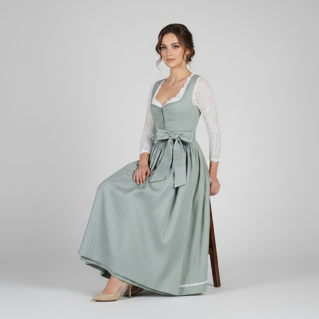Elegant Dirndl Costume Dress | Women's Oktoberfest Outfit