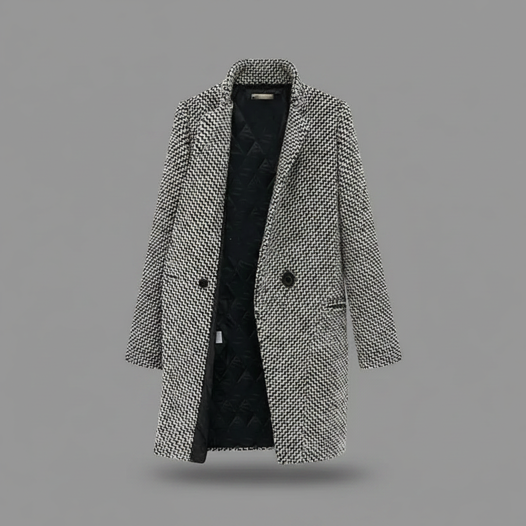 Elegant Long Wool Coat | Women's Winter Outerwear