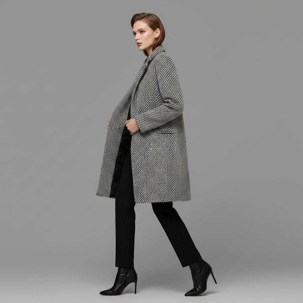 Elegant Long Wool Coat | Women's Winter Outerwear