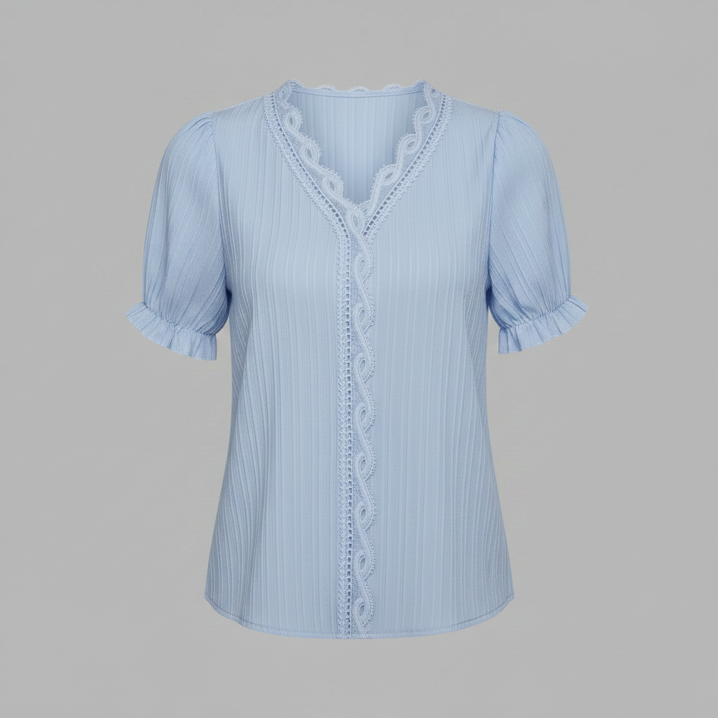 White Puff Sleeve Blouse | Women's Elegant Summer Top