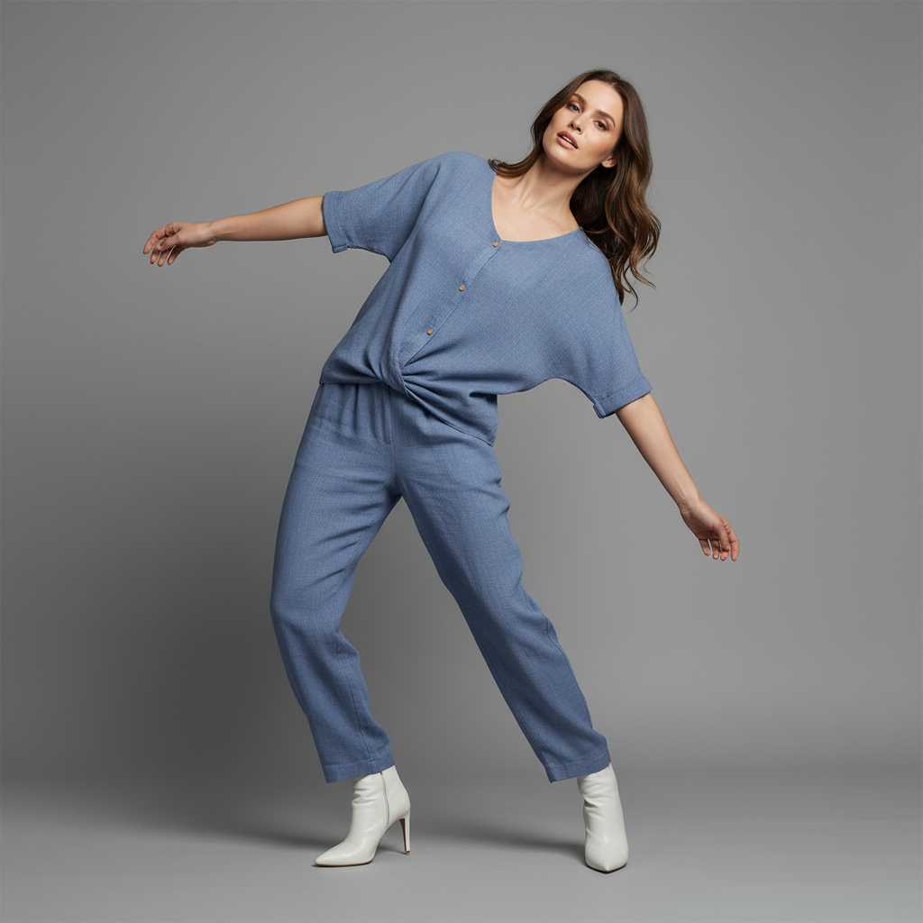 Elegant V-Neck Blouse | Women's Fashion Top