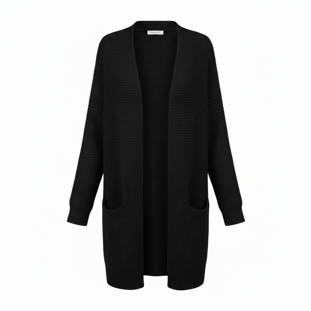 Elegant Black Cardigan | Women's Versatile Sweater