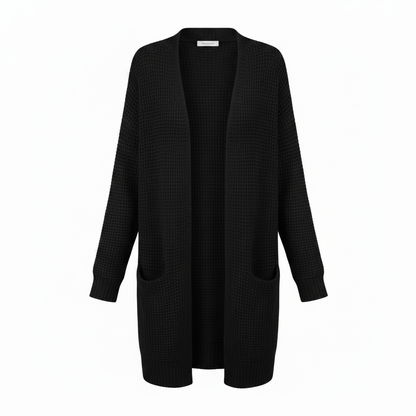 Elegant Black Cardigan | Women's Versatile Sweater