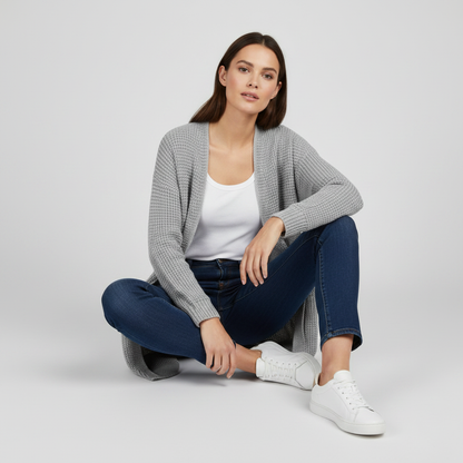 Elegant Black Cardigan | Women's Versatile Sweater