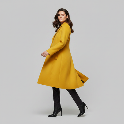 Elegant Wool Coat | Women's Winter Outerwear for Cold Seasons
