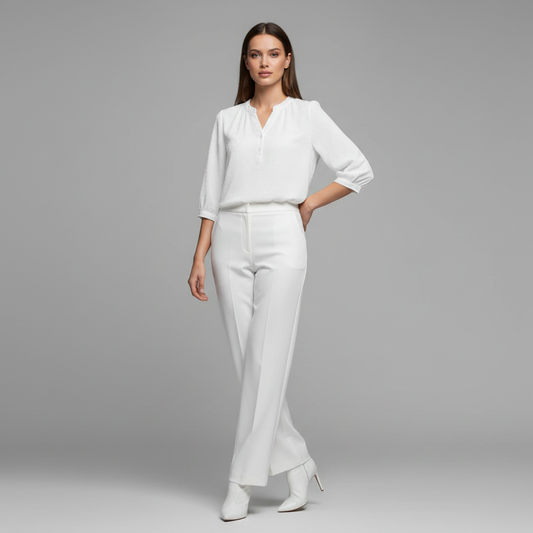 Silk Patchwork Women's Blouse | Summer Tops for Women