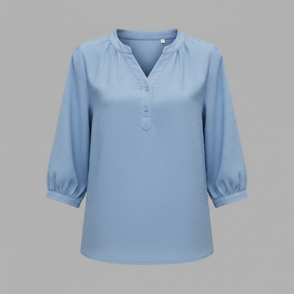Silk Patchwork Women's Blouse | Summer Tops for Women