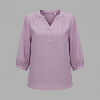 Silk Patchwork Women's Blouse | Summer Tops for Women